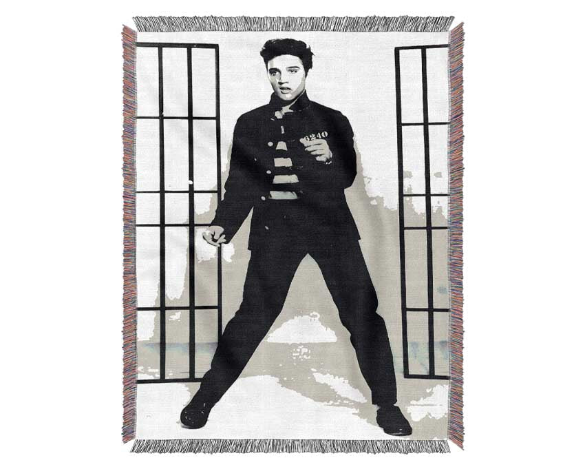 Elvis Presley Jail House Rock Woven Blanket