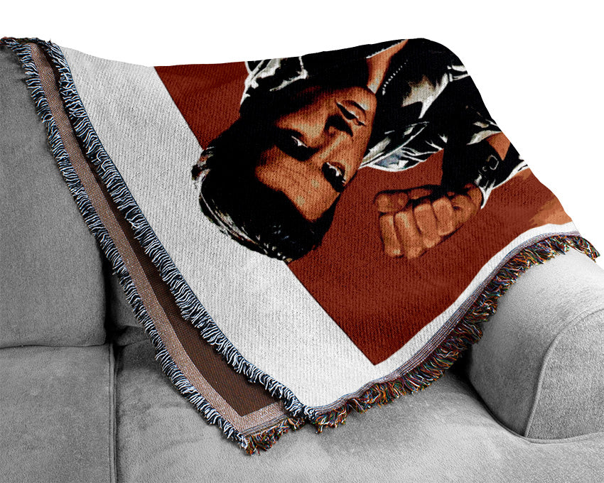 Elvis Presley King Creole Woven Blanket