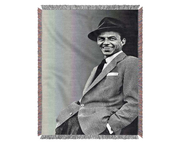 Frank Sinatra Smile Woven Blanket