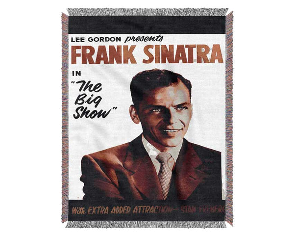 Frank Sinatra The Big Show Woven Blanket