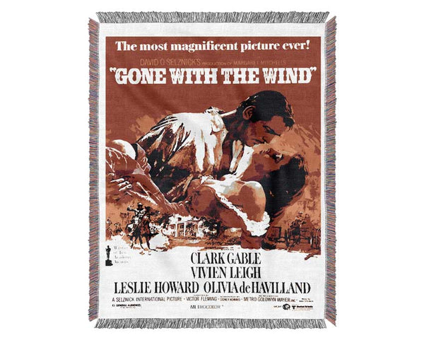 Gone With The Wind Woven Blanket