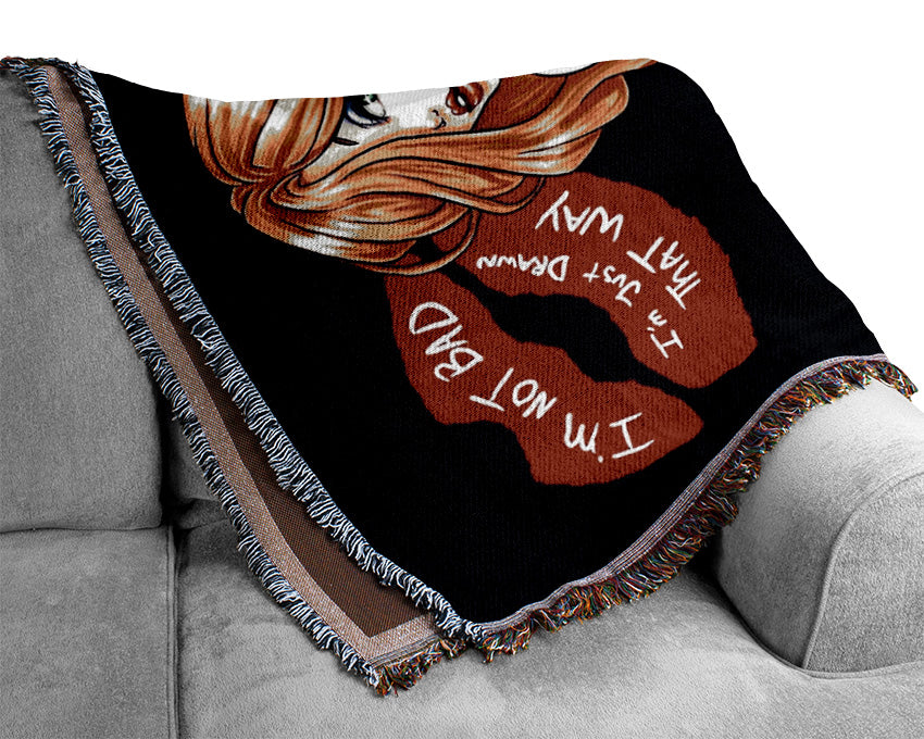 Jessica Rabbit I Love Roger Woven Blanket