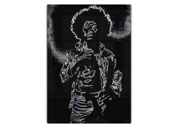 Jimi Hendrix Black