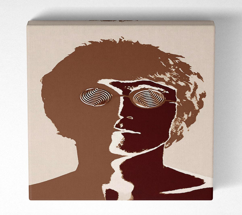 Picture of John Lennon Square Canvas Wall Art