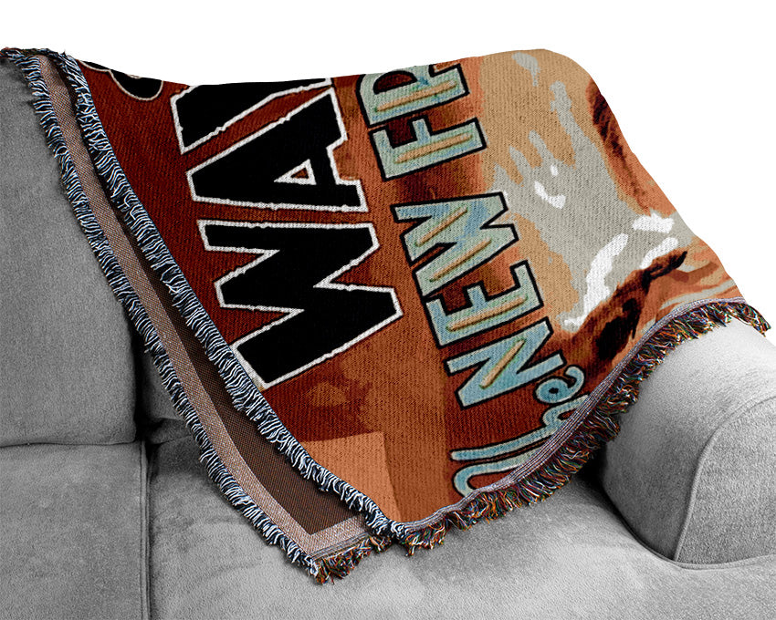 John Wayne The New Frontier Woven Blanket