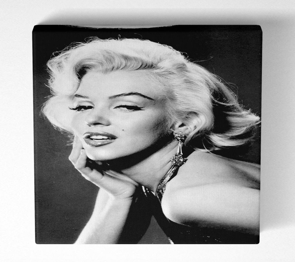 Picture of Marilyn Monroe Beauty Square Canvas Wall Art