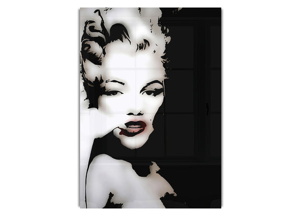 Marilyn Monroe Red Lips People Canvasb P