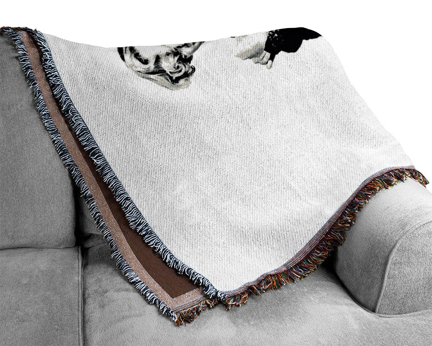 Marilyn Monroe Swimsuite Woven Blanket