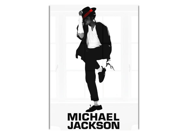 Michael Jackson B~w Red