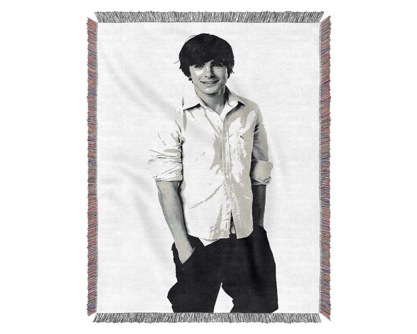 Zac From High School Musical Woven Blanket