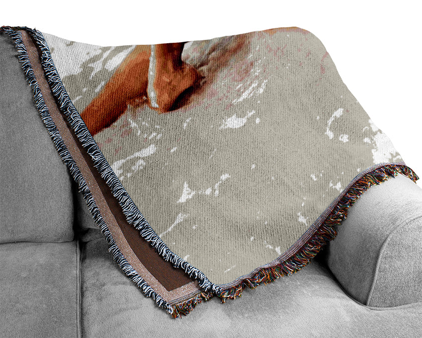 Elle Macpherson In The Sea Woven Blanket