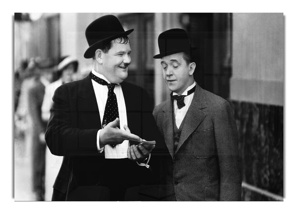 Laurel And Hardy Street Walk