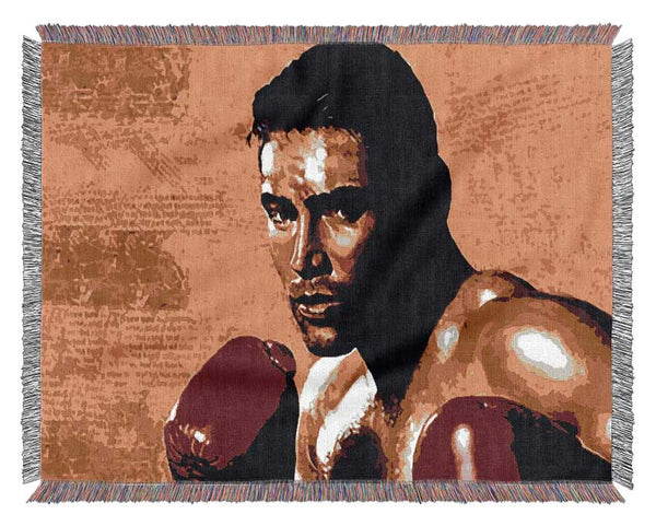 Oscar De La Hoya Golden Boy Woven Blanket