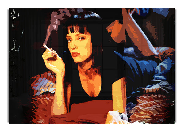 Pulp Fiction Mia Smoking