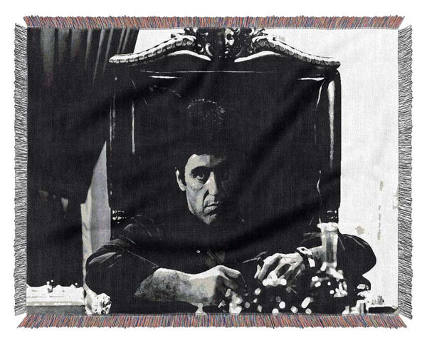 Al Pacino The Godfather Woven Blanket