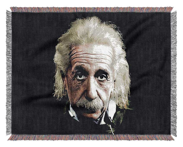 Albert Einstein Retro Colours Woven Blanket