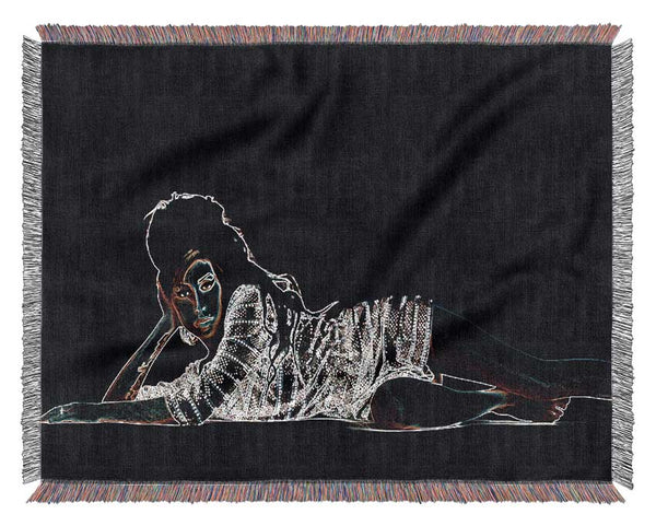 Amy Winehouse Woven Blanket