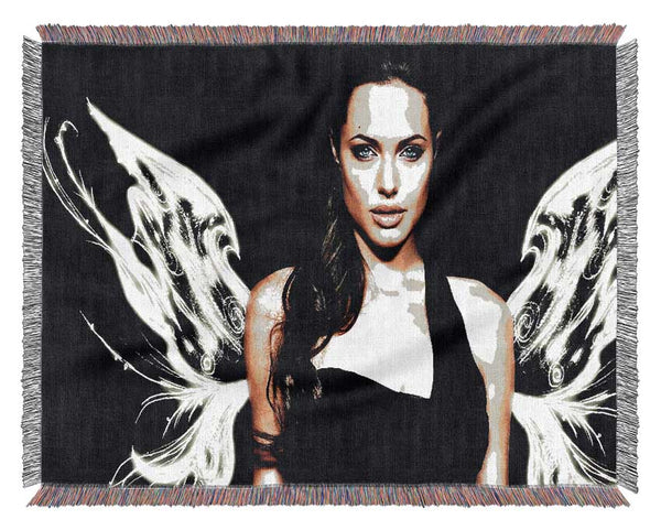 Angelina Jolie Angel Wings Woven Blanket