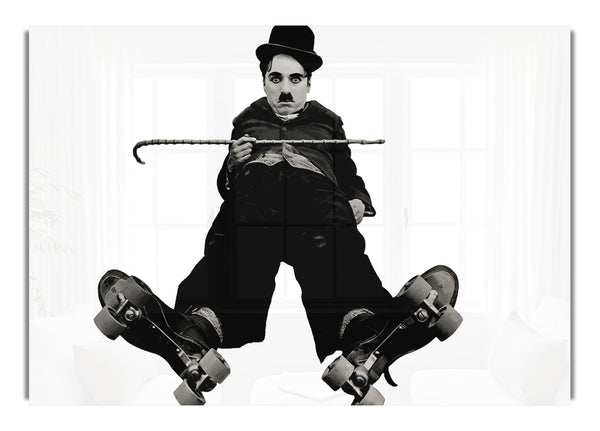 Charlie Chaplin The Rink People Canvasb L