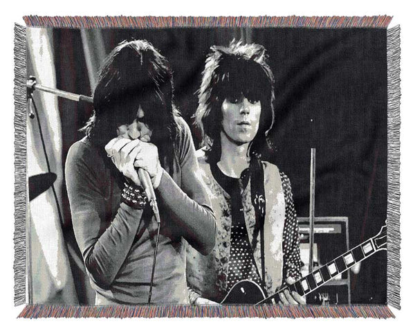 Early Days Rolling Stones Woven Blanket