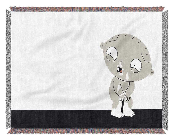 Family Guy Stewie Naked Woven Blanket