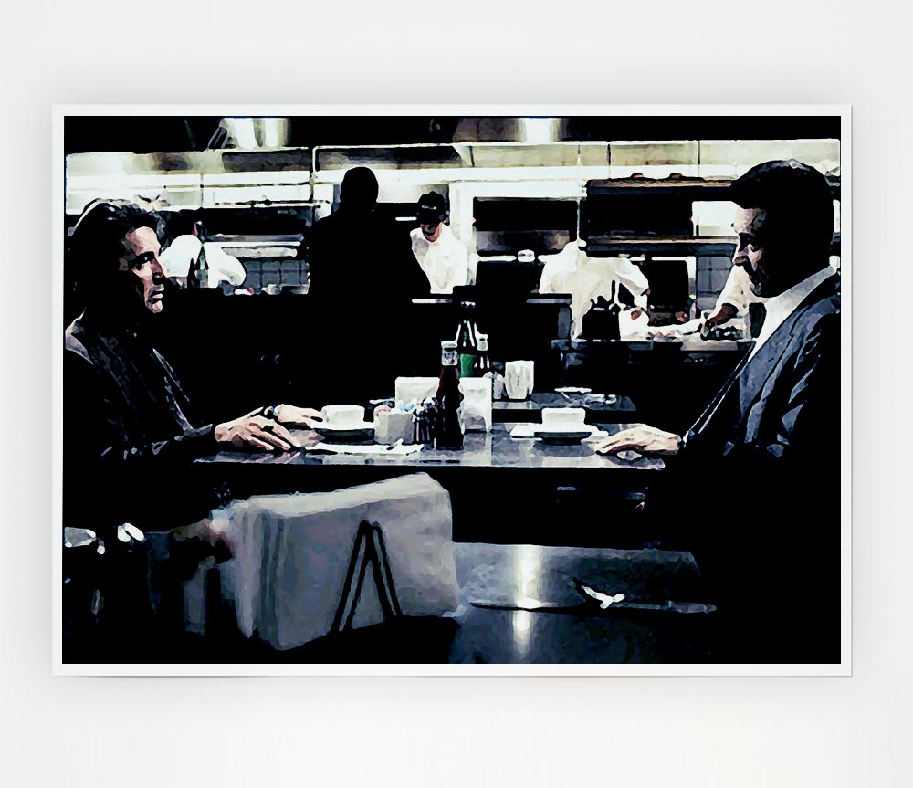 Heat Al Pacino Robert De Niro Face Off Print Poster Wall Art