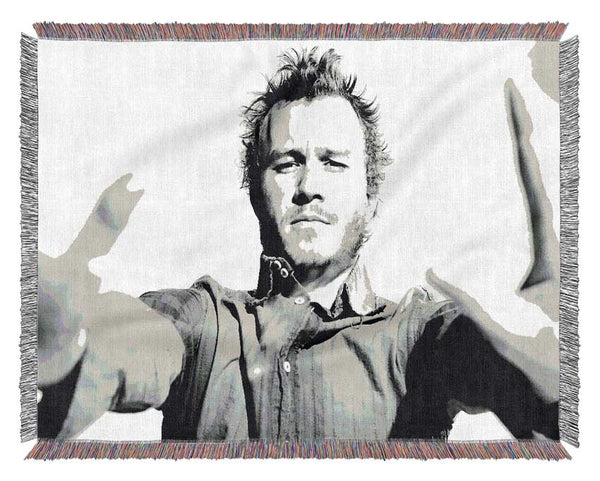 Heath Ledger Hands Woven Blanket