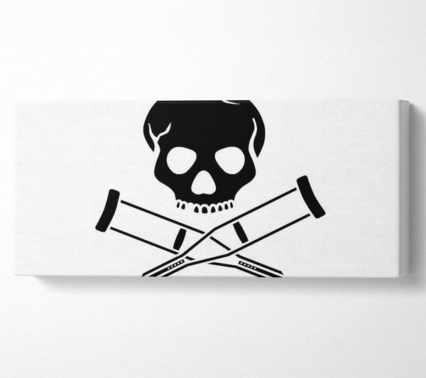 Jackass Totenkopf und Knochen B und W