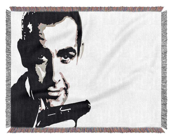 James Bond Sean Connery Woven Blanket