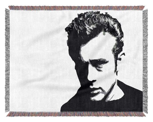 James Dean Pop Art Woven Blanket