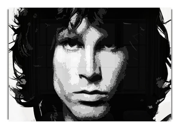 Jim Morrison Face B~w