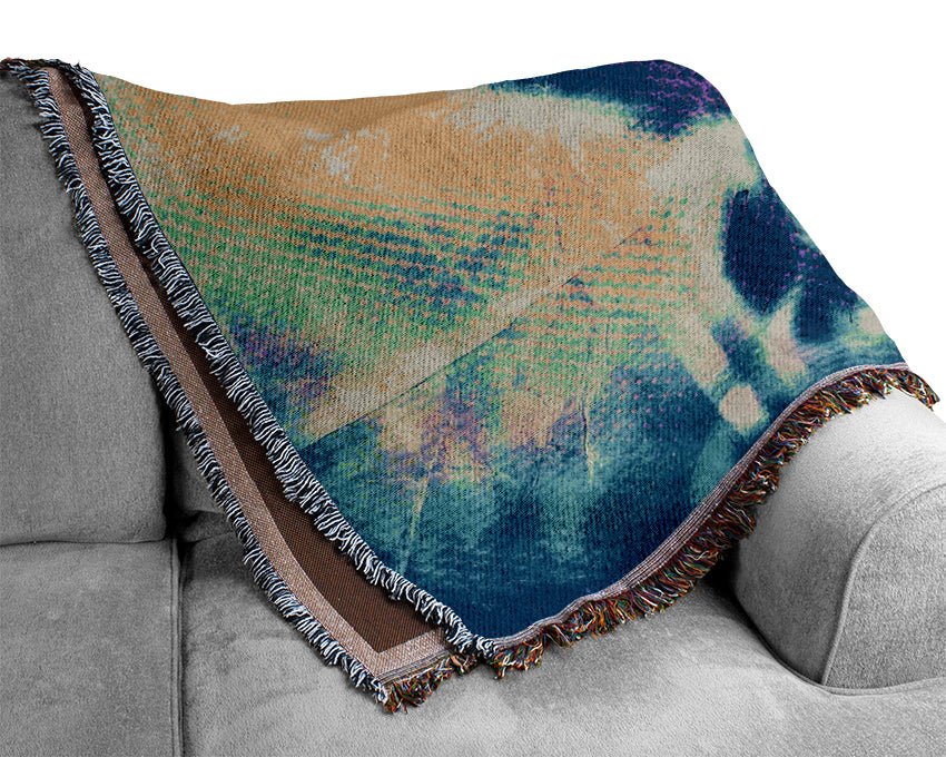 Jimi Hendrix Blur Woven Blanket