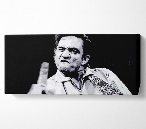 Johnny Cash Finger B n W