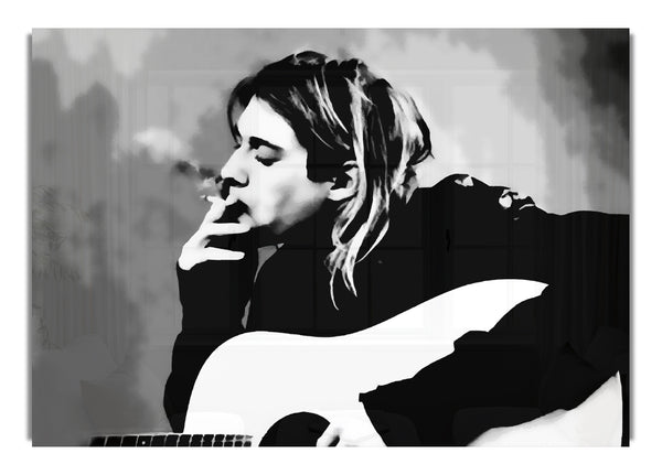 Kurt Cobain Guitar Smoke