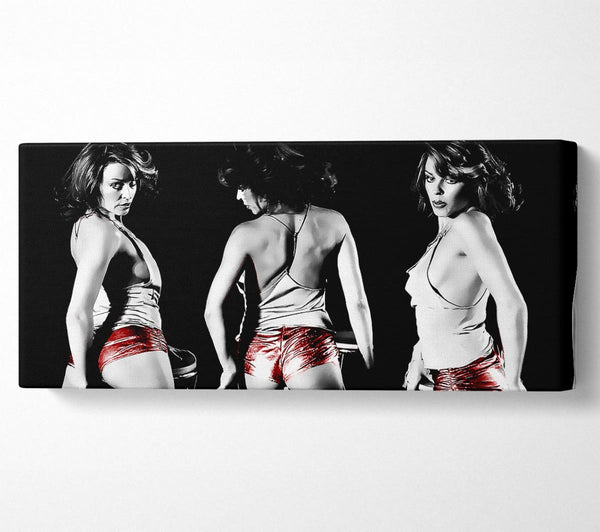 Kylie Minogue Rote Hotpants