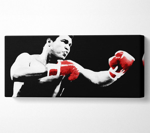 Muhammad Ali Red Boxing Gloves
