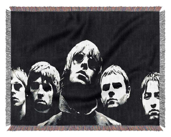 Oasis Wonderwall Pop Art Woven Blanket