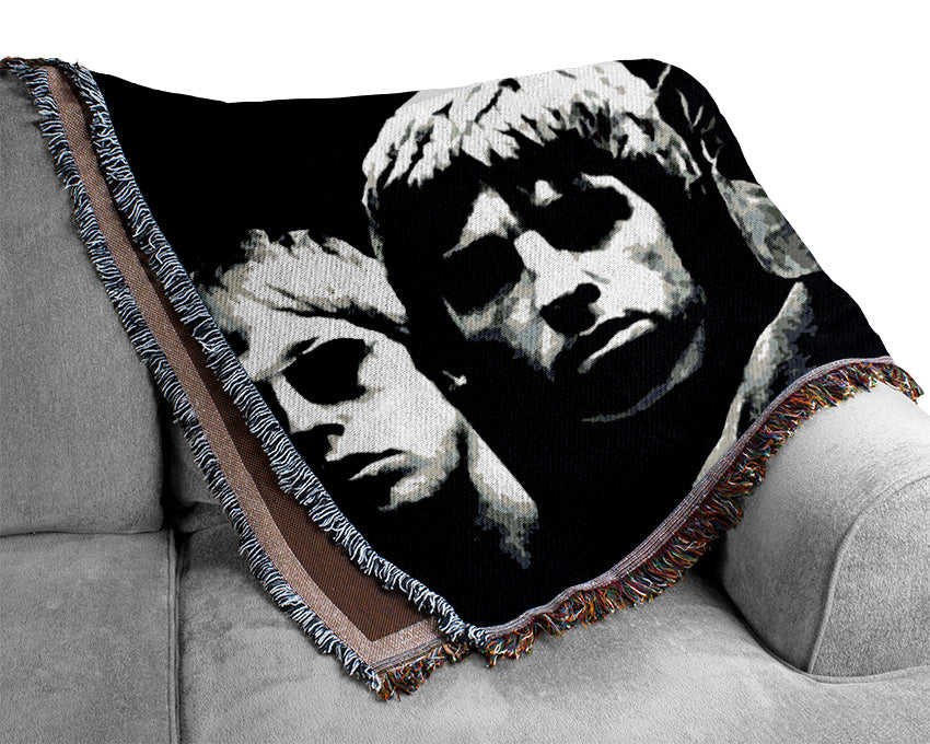 Oasis Wonderwall Pop Art Woven Blanket