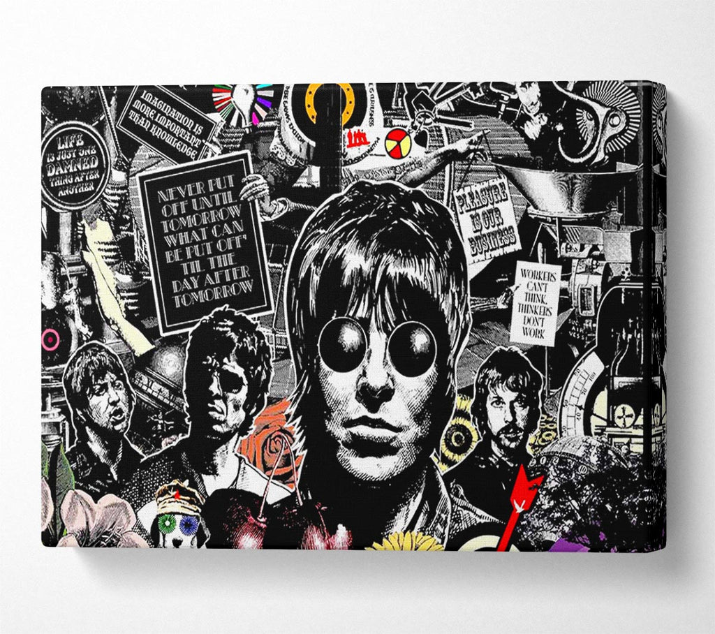 Picture of Oasis Collage Canvas Print Wall Art