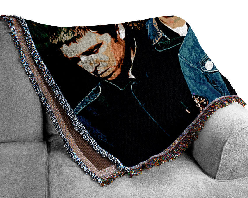 Oasis Pop Art Colour Woven Blanket