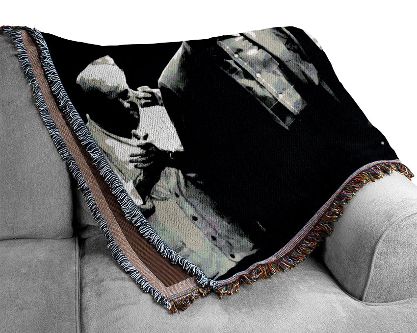 Raging Bull Robert De Niro Winning Woven Blanket