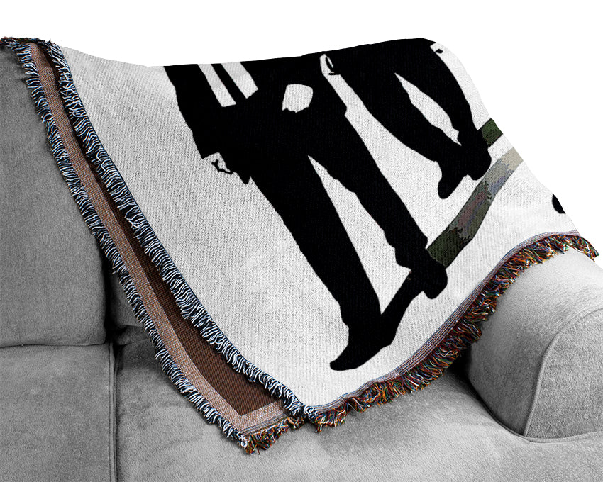 Reservoir Dogs Walking Woven Blanket
