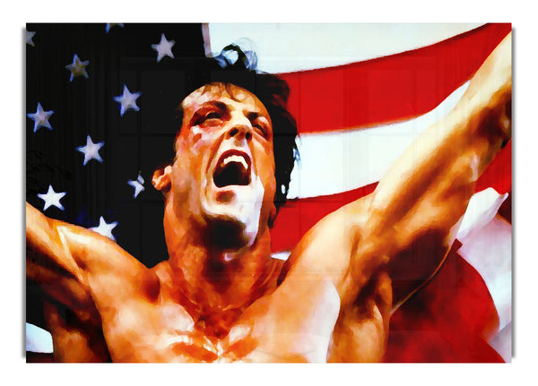 Rocky American Flag