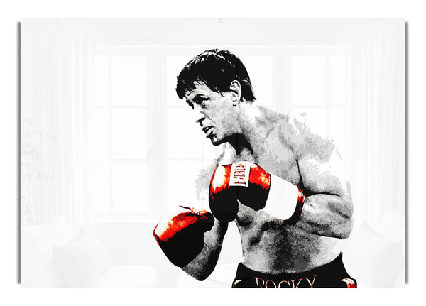 Rocky B~w Red Gloves