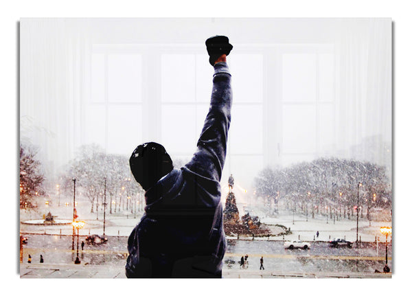 Rocky Balboa On The Steps