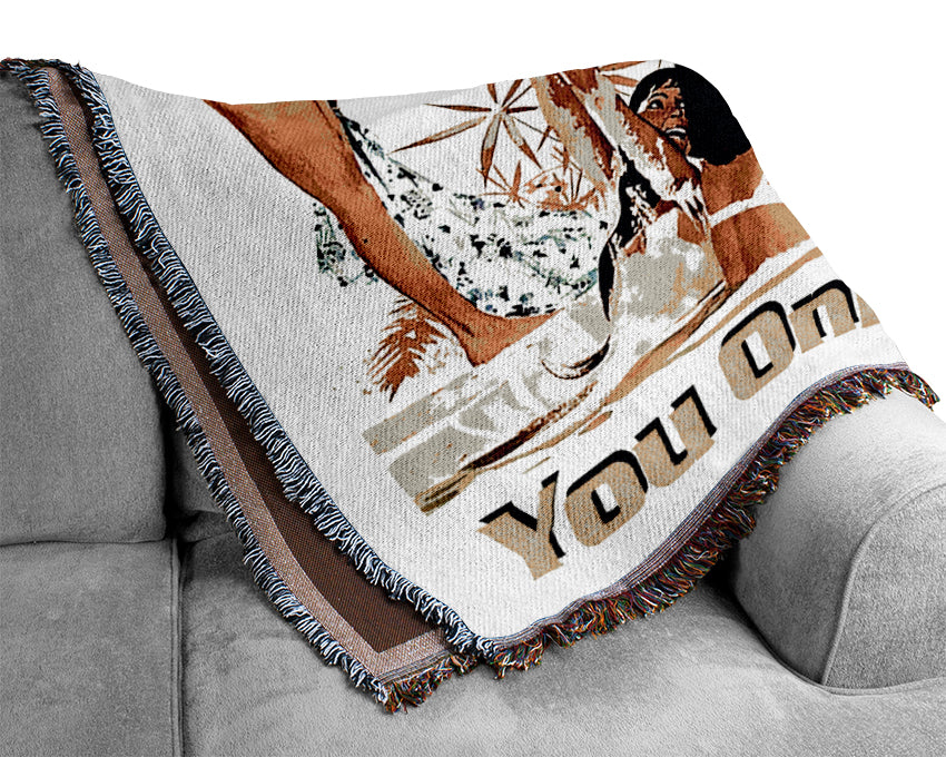 Sean Connery You Only Live Twice Woven Blanket