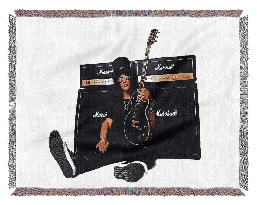 Slash Marshall Amps Woven Blanket