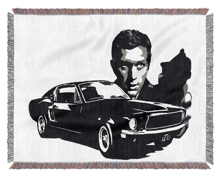 Steve Mcqueen Bullitt Woven Blanket