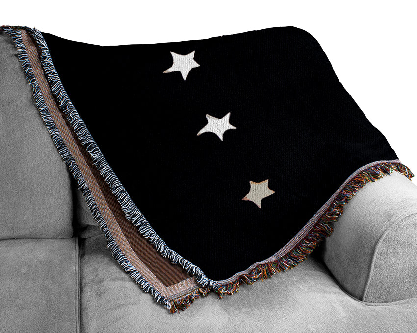 The Beatles American Flag Woven Blanket