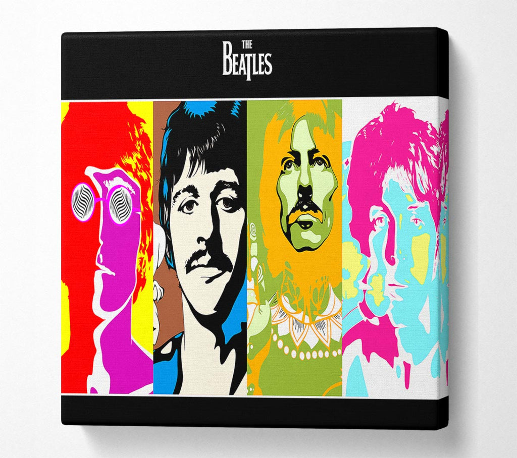 Picture of The Beatles Square Canvas Wall Art